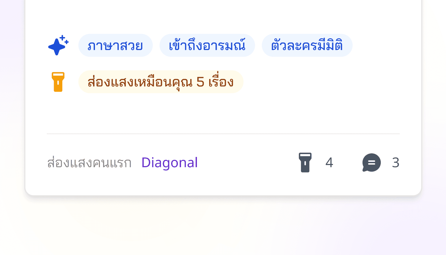 ค้นพบเรื่องใหม่ที่ใช่